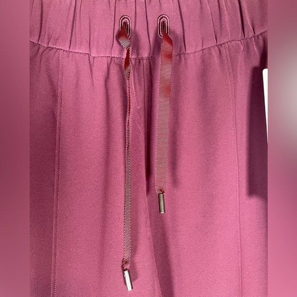 Lululemon NEW On the Right Track Lounge Pants Women’s Sz 6 Adobe Burgundy Wine - Picture 5 of 13